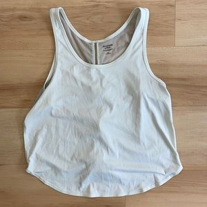 Work out tank with mesh back detail